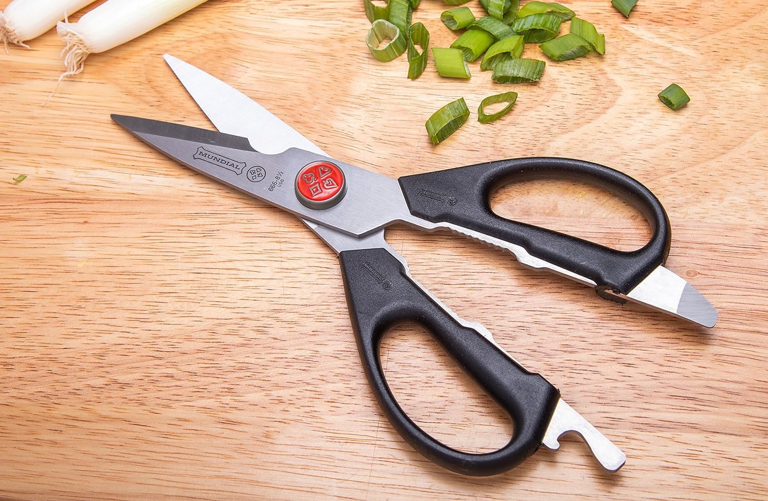 Mundial Red Dot 8 1/2 Take-A-Part Kitchen/Utility Shears